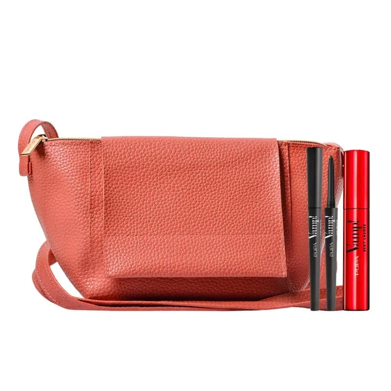 Pupa Kit Vamp Mascara De Pest.lash Ext + Delineador + Neceser