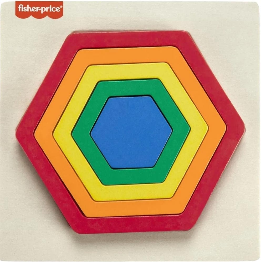 Puzzle de Madeira Arco Iris Fisher-Price Hxv01