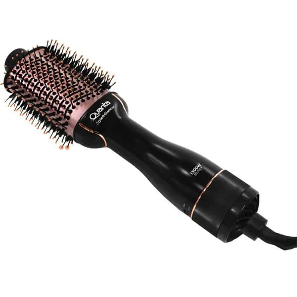 Secador de Cabelo Quanta 2X1 QTES6000N 1300W Bivolt Preto/Rosa