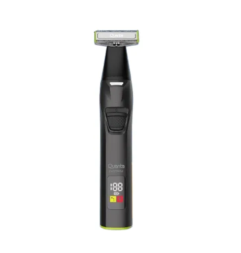 Barbeador Quanta Corta Pelos/afeitadora Qtcat60 2En1 Digital Cinza