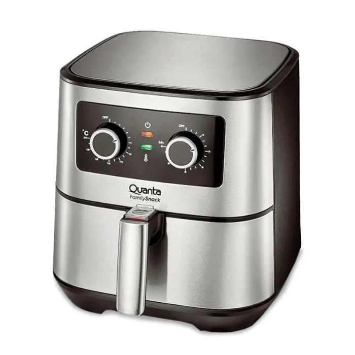 Fritadeira Air Fryer Quanta Qtaf500 5.5L 1700W 220V Preto/Prateado