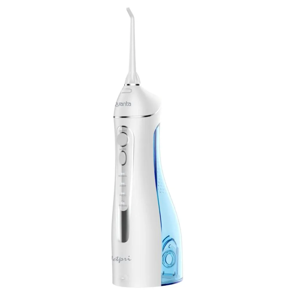 Irrigador Bucal Portátil Quanta Jetpri Qtipj305 3W/IPX7/Recarregável/360°