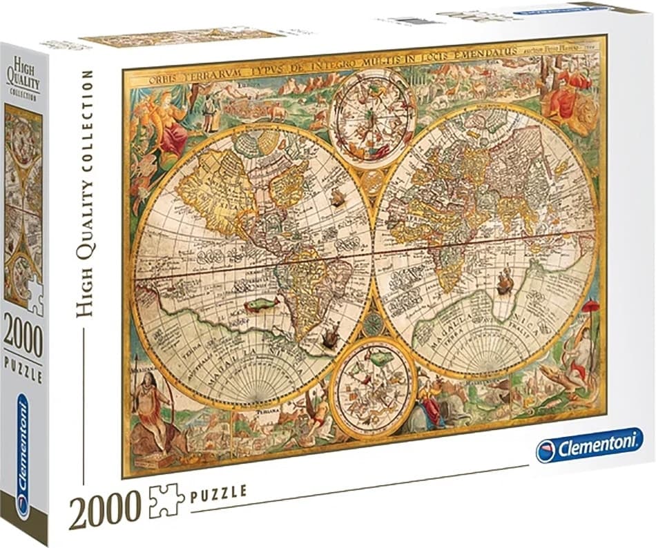 Quebra-Cabeça Clementoni Ancient Map Museum Collection - 2000 Peças
