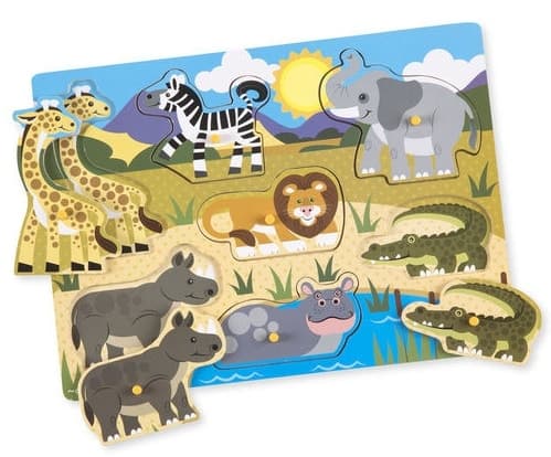 Quebra-Cabeça Melissa & Doug Animais 19054