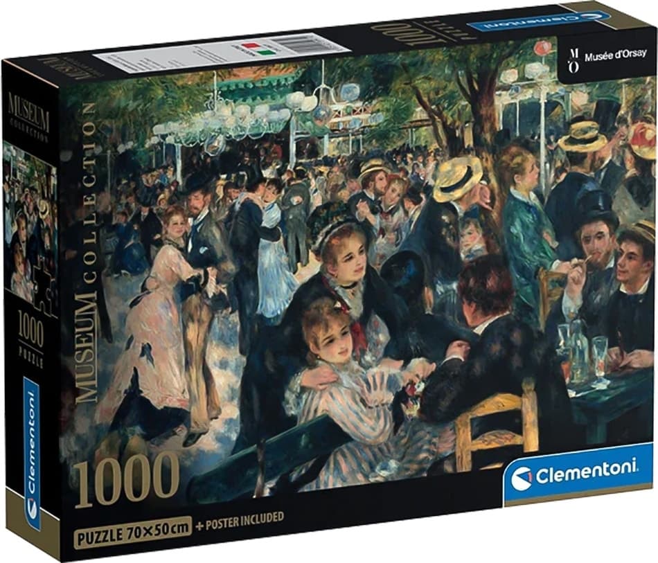 Quebra-Cabeça Clementoni Museum Collection Bal Du Moulin de La Galette - 39971 (1000 Pçs)