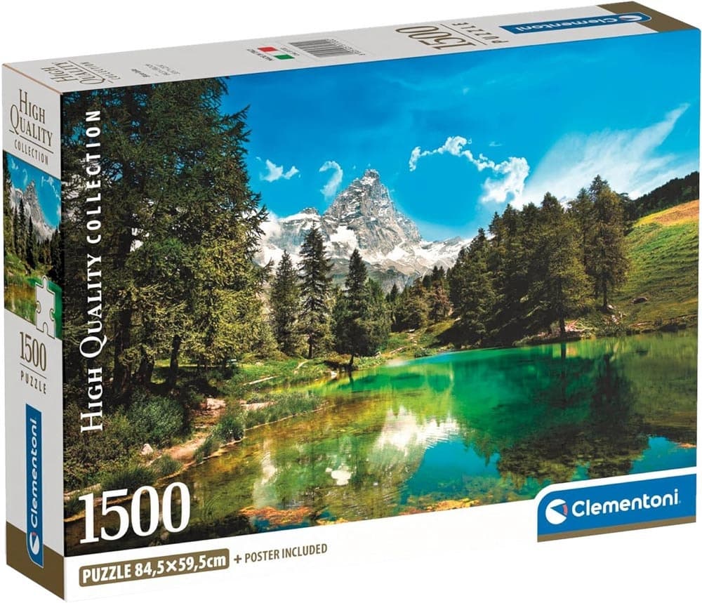 Quebra-Cabeça Clementoni Blue Lake High Quality Collection - 31720 (1500 Pçs)
