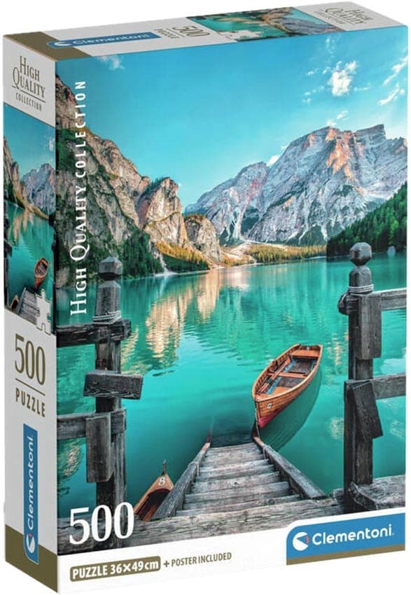 Quebra-Cabeça Braies Lake High Quality Collection Clementoni - 35538 (500 pçs)