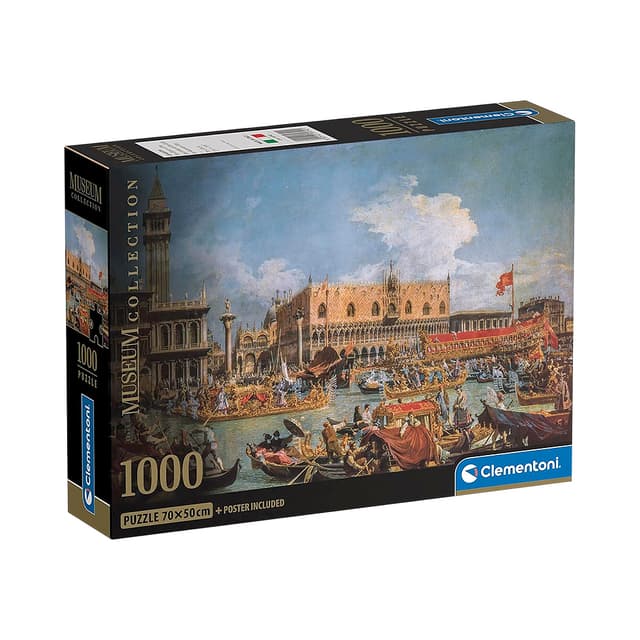 Quebra-Cabeça Clementoni Museum Collection Canaletto The Return Of The Bucentaur At The Molo On Ascension Day 39792 1000 Peças