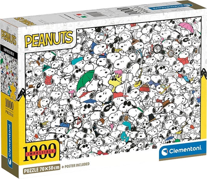 Quebra-Cabeça Clementoni Peanuts - 39804 (1000 Peças)