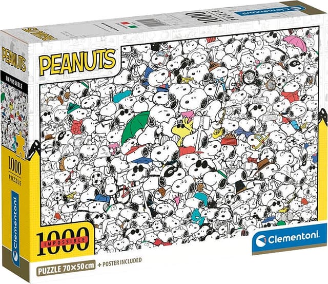 Quebra-Cabeça Clementoni Peanuts - 39804 (1000 Peças)