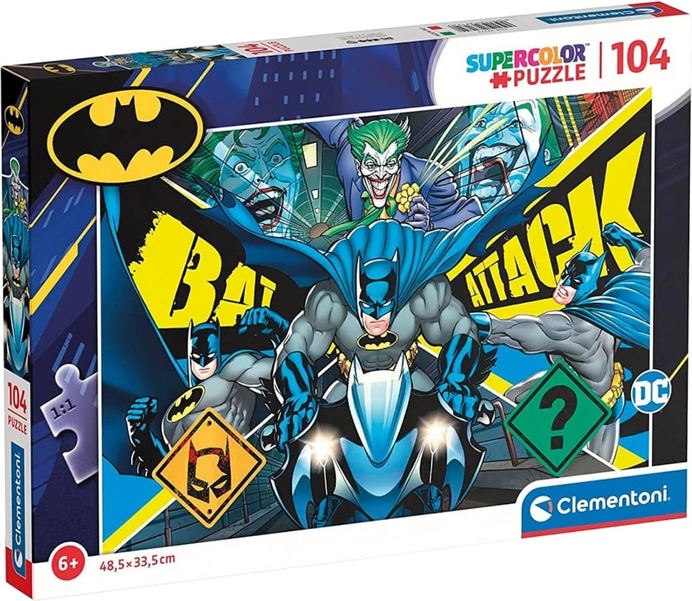 Quebra-Cabeça Clementoni Batman Super Cor 180 Peças