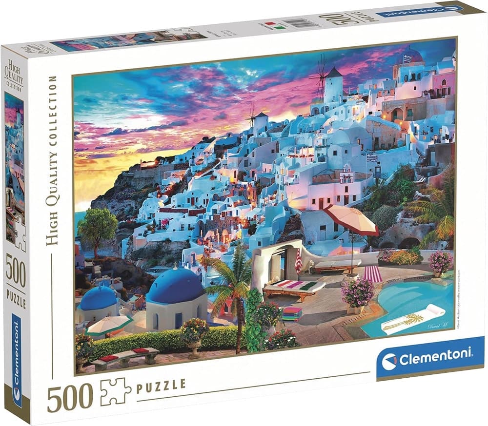 Quebra-Cabeça Clementoni Greece View High Quality Collection - 35149 (500 Pçs)