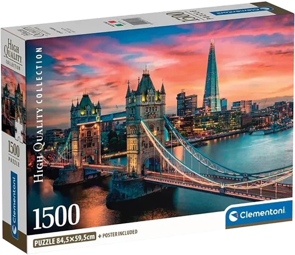 Quebra-Cabeça Clementoni London Twilight High Quality Collection - 31715 (1500 Pçs)
