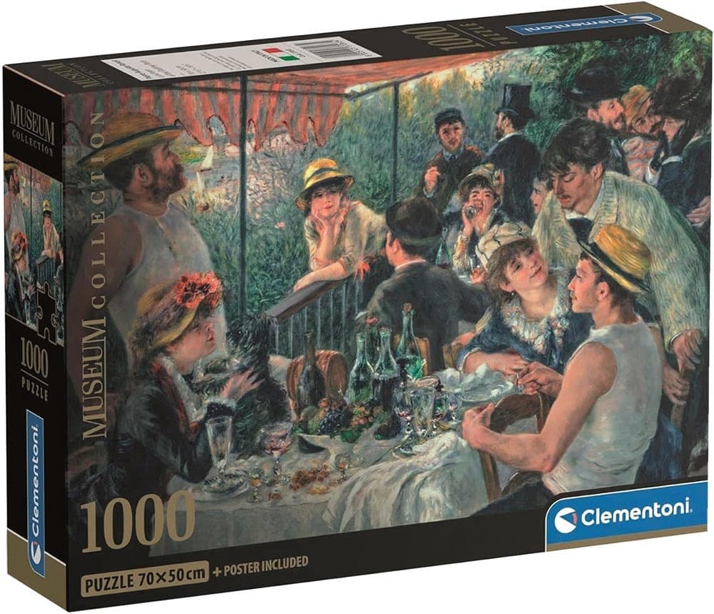 Quebra-Cabeça Clementoni Museum Collection Luncheon of the Boating Party - 37063 (1000 Pçs)