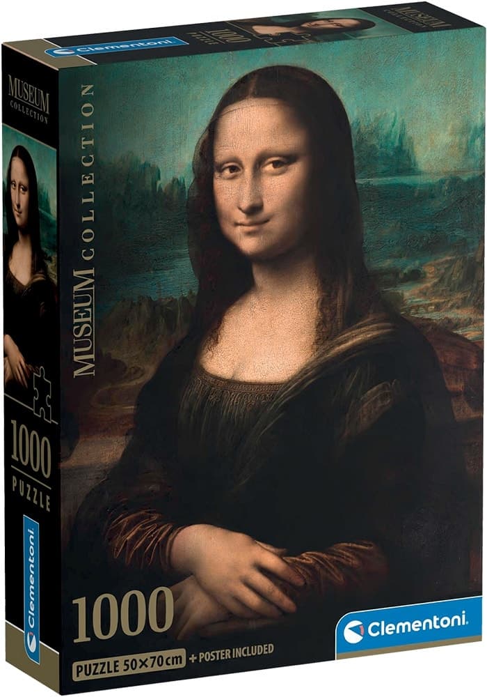 Quebra-Cabeça Clementoni Mona Lisa Museum Collection - 37094 (1000 Pçs)