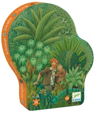Quebra-cabeça Djeco Na Selva (54 Peças)