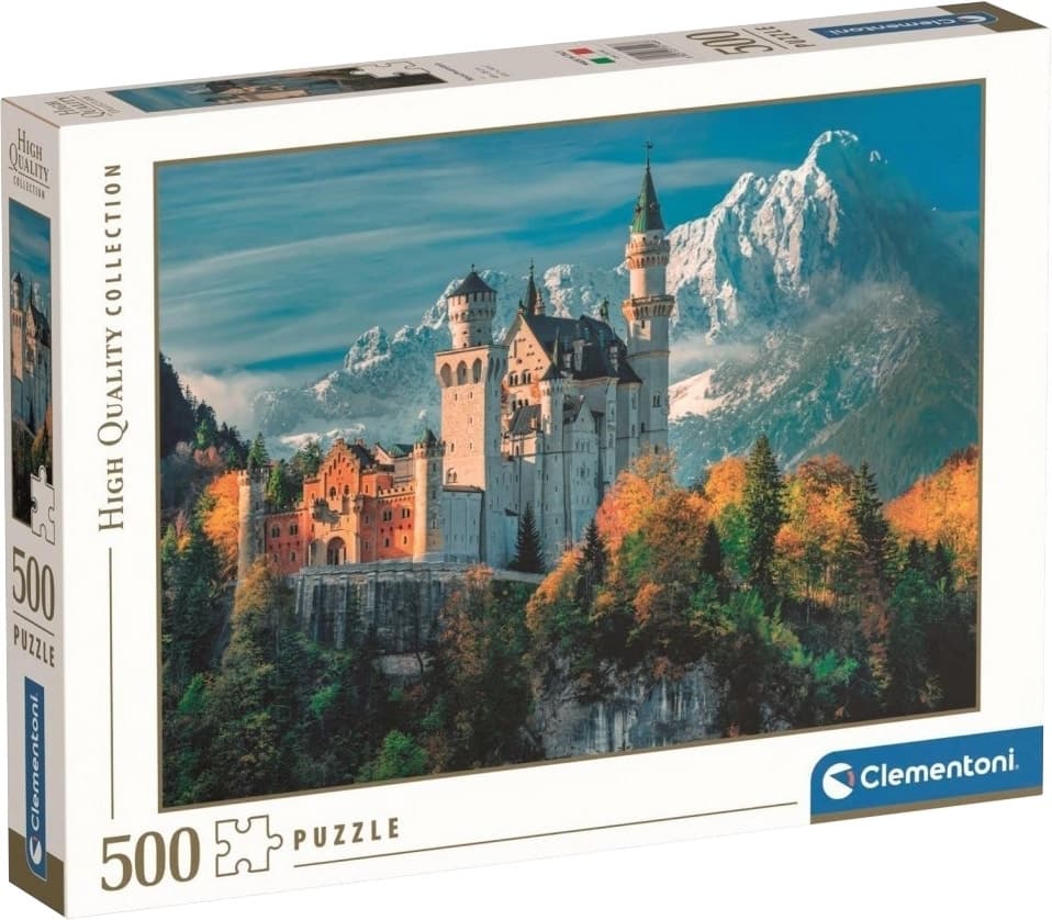 Quebra-Cabeça Clementoni High Quality Collection Neuschwanstein - 35146 (500 Pçs)