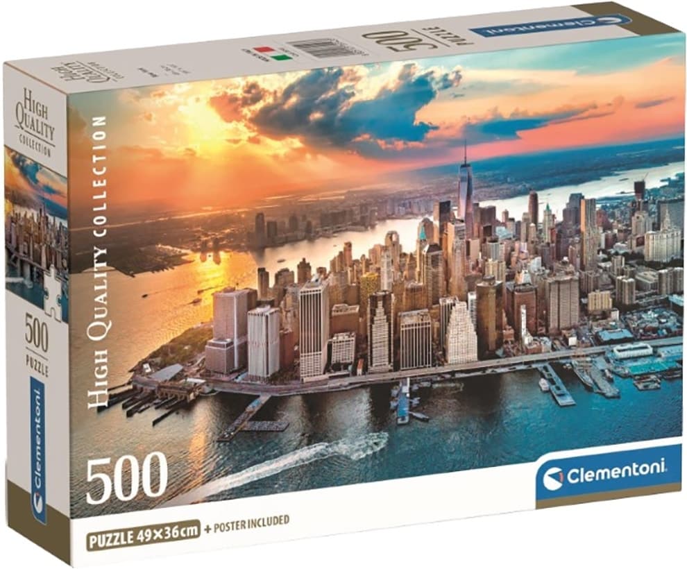 Quebra-Cabeça Clementoni New York High Quality Collection - 35543 (500 Pçs)