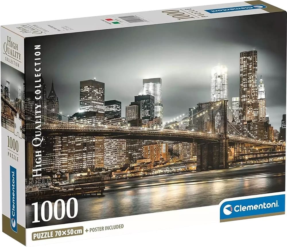Quebra-Cabeça Clementoni New York Skyline High Quality Collection - 39704