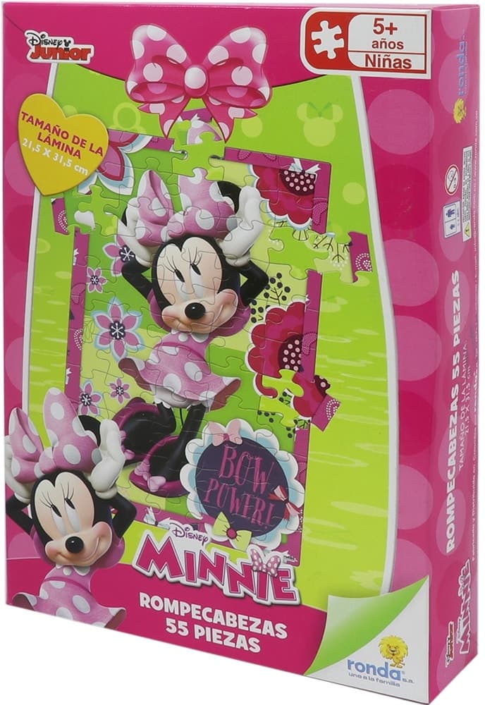 Quebra-Cabeça Ronda Minnie 55 Peças