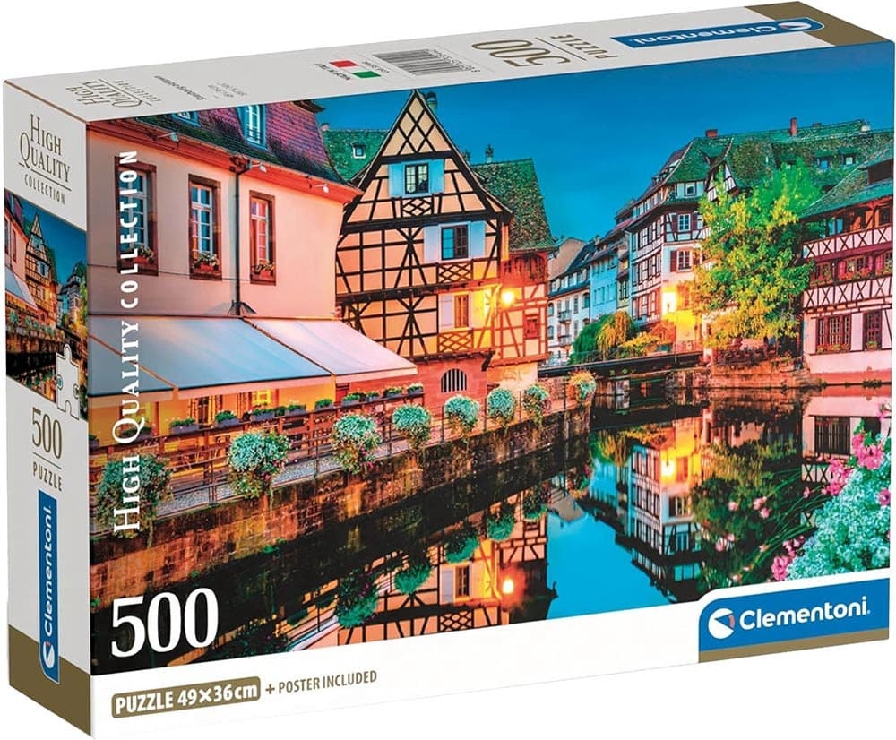 Quebra-Cabeça Clementoni Strasbourg Old Town High Quality Collection - 35544 (500 Pçs)