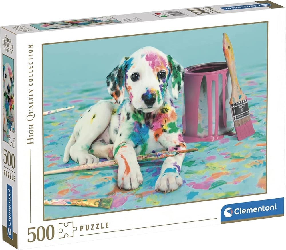 Quebra-Cabeça Clementoni The Funny Dalmatian High Quality Collection - 35537 (500 Pçs)