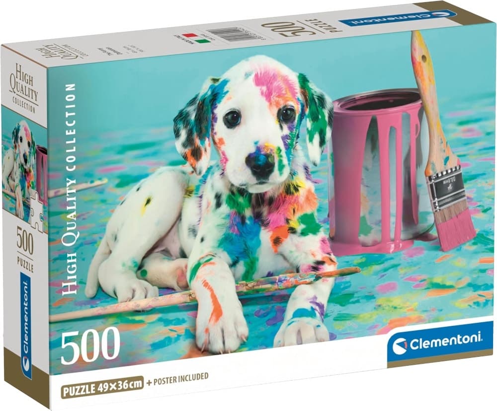 Quebra-Cabeça Clementoni The Funny Dalmatian High Quality Collection - 35545 (500 Pçs)