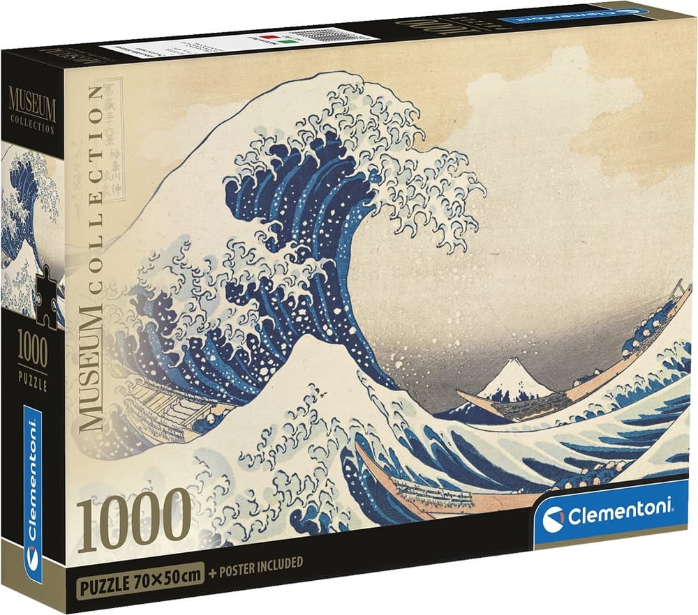 Quebra-Cabeça Clementoni The Great Wave Museun Collection - 39762 (1000 Pçs)