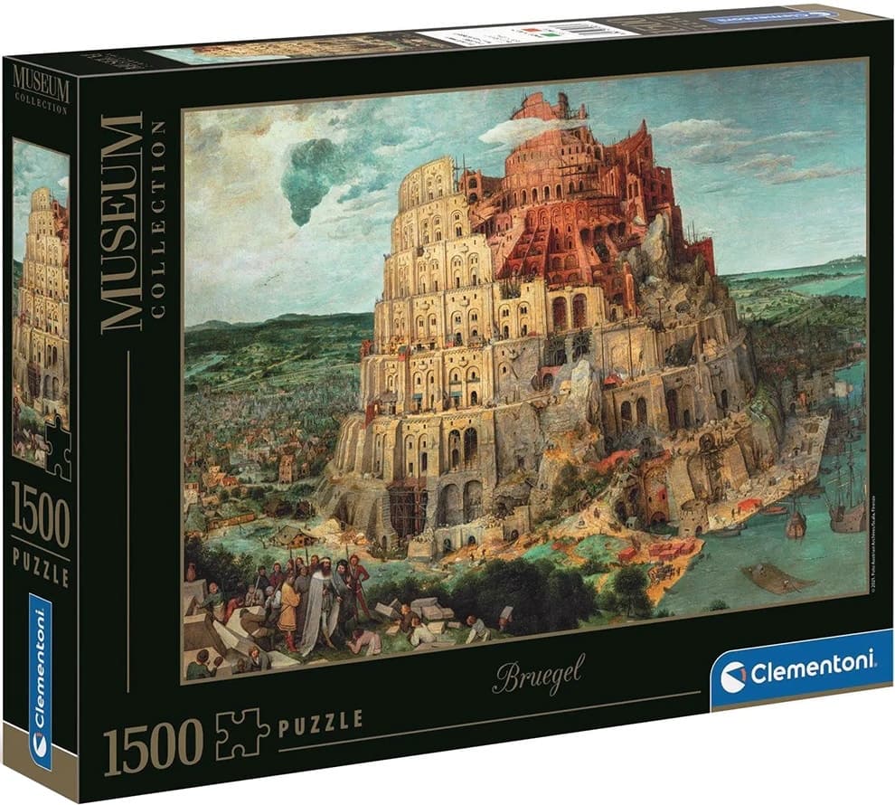 Quebra-Cabeça Clementoni The Tower of Babel High Quality Collection - 31738 (1500 Pçs)
