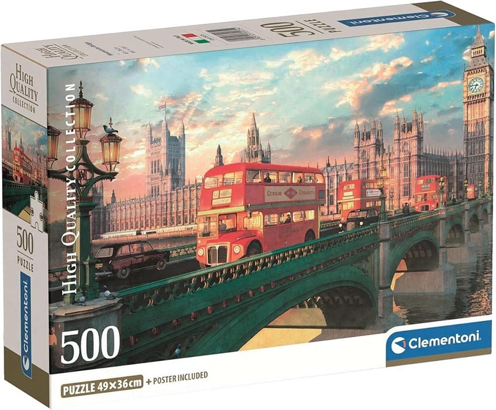Quebra-Cabeça Clementoni High Quality Collection Westminster Bridge - 35575 (500 Pçs)