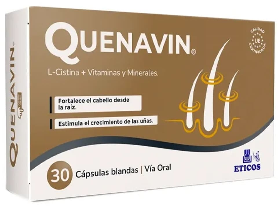 L-Cistina+Vitaminas+Minerais Eticos 30 Cápsulas