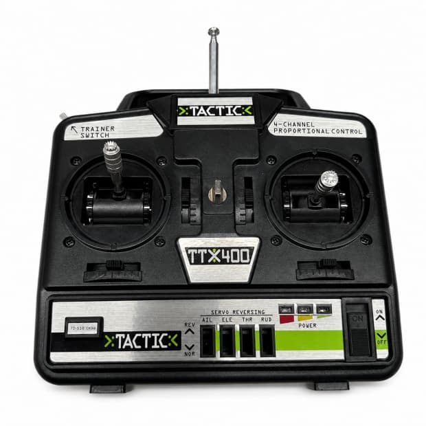 Rádio Tactic Ttx400 4CH 72MHz Rx Trx600 Ch36