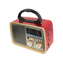 Rádio Ecopower Ep-F121B USB/SD/FM/AM Mogno