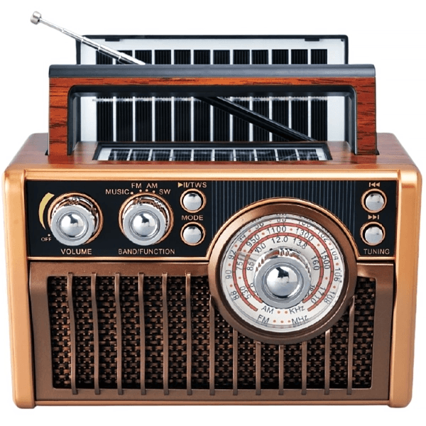 Rádio Portátil Megastar Rx498 com Bluetooth / USB / Fm - Dourado