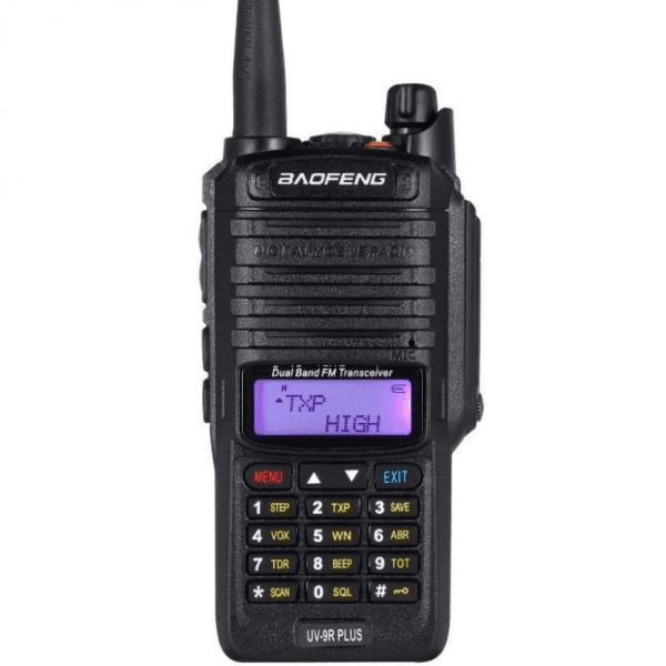 Rádio Comunicador Baofeng UV-9RPlus 8W 128 Canais Preto