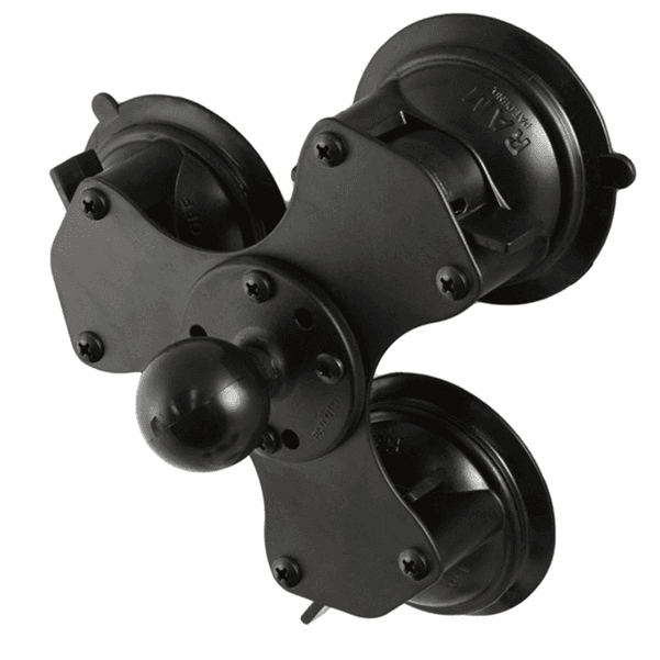 RAM Mounts Kit 4 Suction Triple Mount RAM-333-224-1U (B-Size)