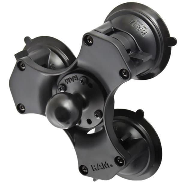 Kit de Montagem Tripla com Ventosa RAM Mounts Rap-365-224-1U (Tamanho C)
