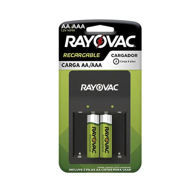 Carregador de Pilhas Rayovac AA/AAA