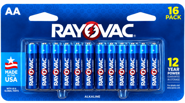 Pilha Alcalina Rayovac Aa X16