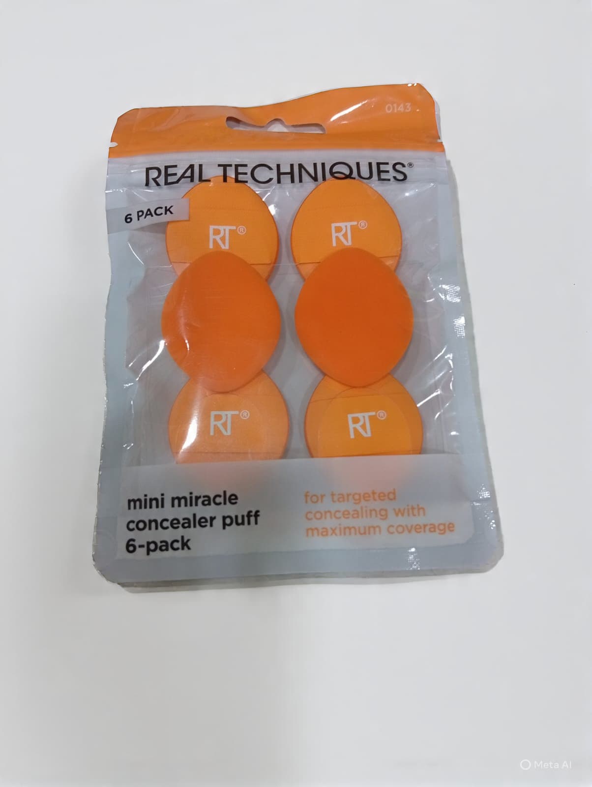 Set de Esponjas Mini Real Techniques 6 Pcs Laranja