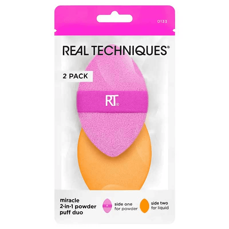 Borla de Maquiagem Real Techniques Miracle 2-In-1 Powder Puff 0133