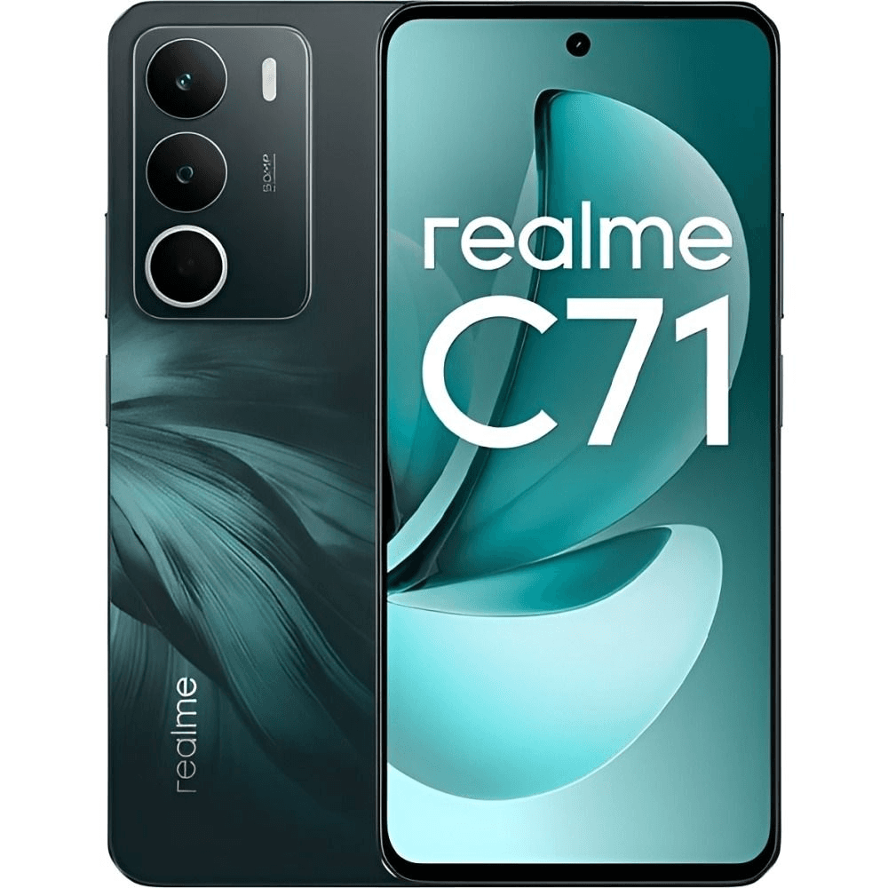 Celular Realme C71 Rmx5303 6.67" Dual Chip Lte Nfc 4/128GB Forest Owl Anatel 45W