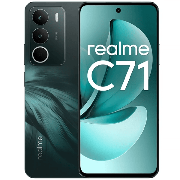 Celular Realme C71 Rmx5303 6.67" 4/256GB Forest Owl Mx Green