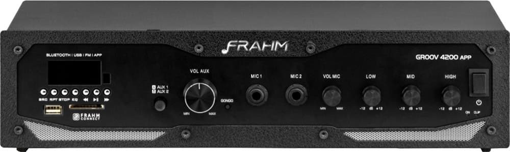 Receiver Amplificador Frahm Gr 4200 App USB/FM/SD/Bluetooth 400W Rms - Bivolt