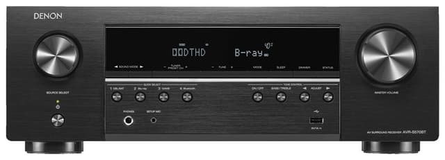 Receiver Denon Avr-S570BT 5.2 Canais Bluetooth 110V