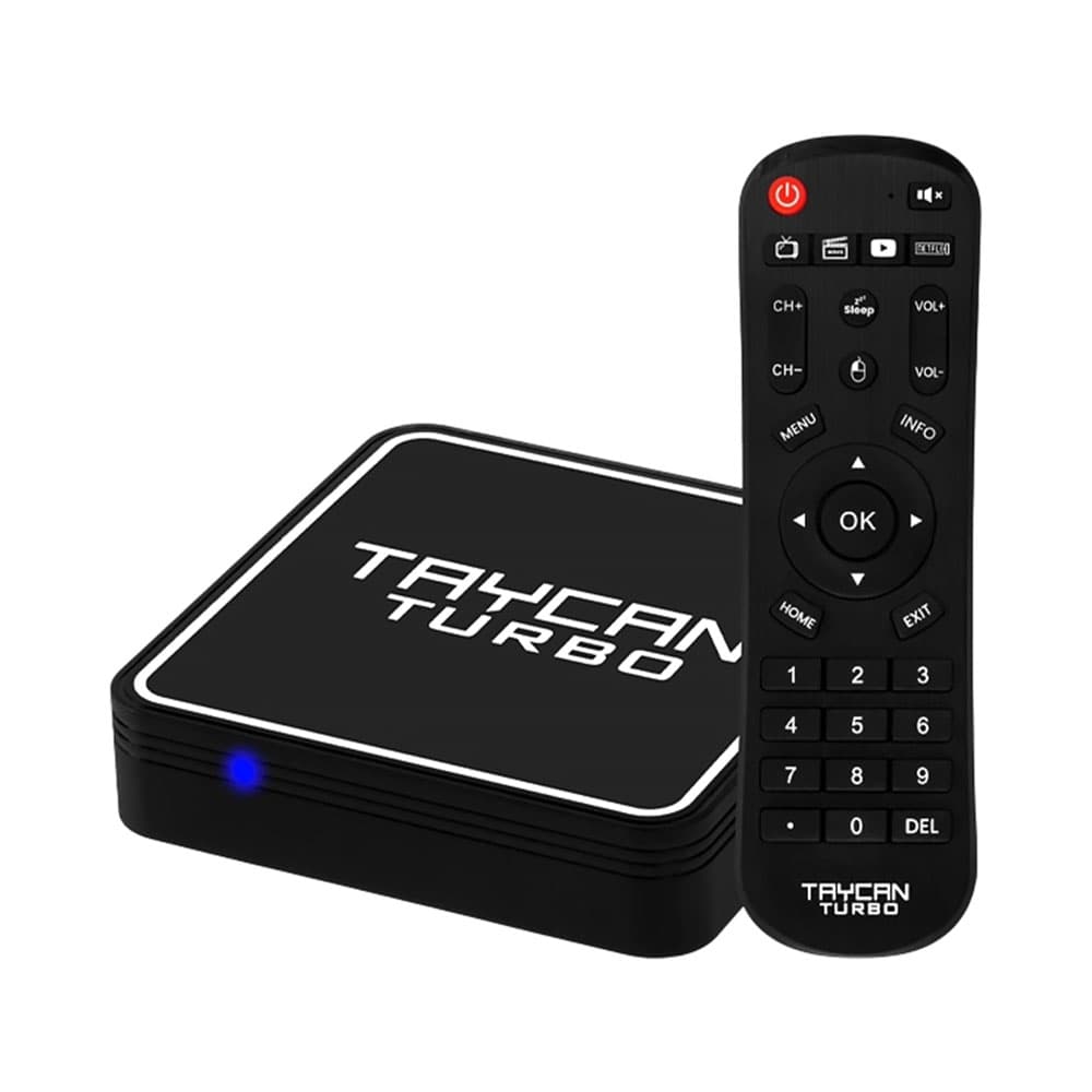 Receptor Audisat Taycan Turbo Preto