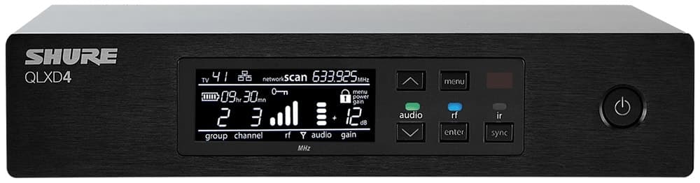 Receptor Sem Fio Digital Shure Qlxd4=-J50 Bivolt