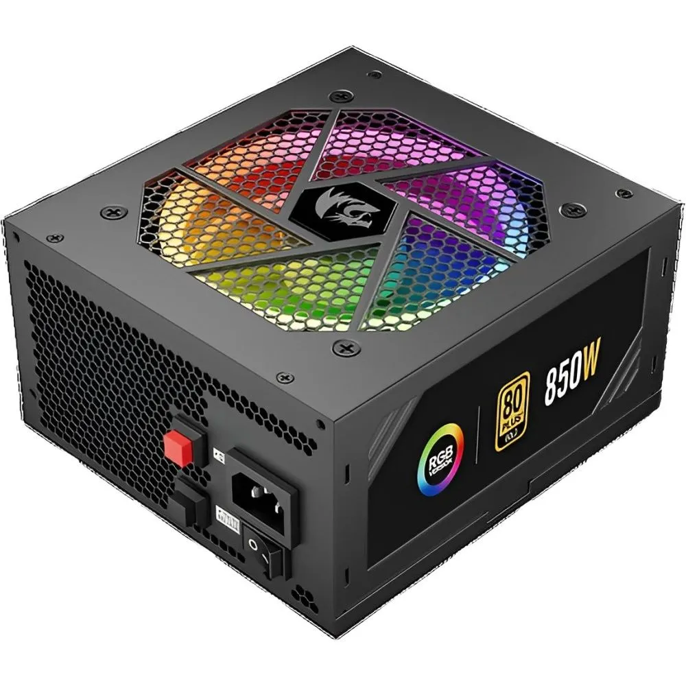 Fonte Redragon 850W Gc-Ms01 Master 80 Plus Gold Atx3.1 Full Modular
