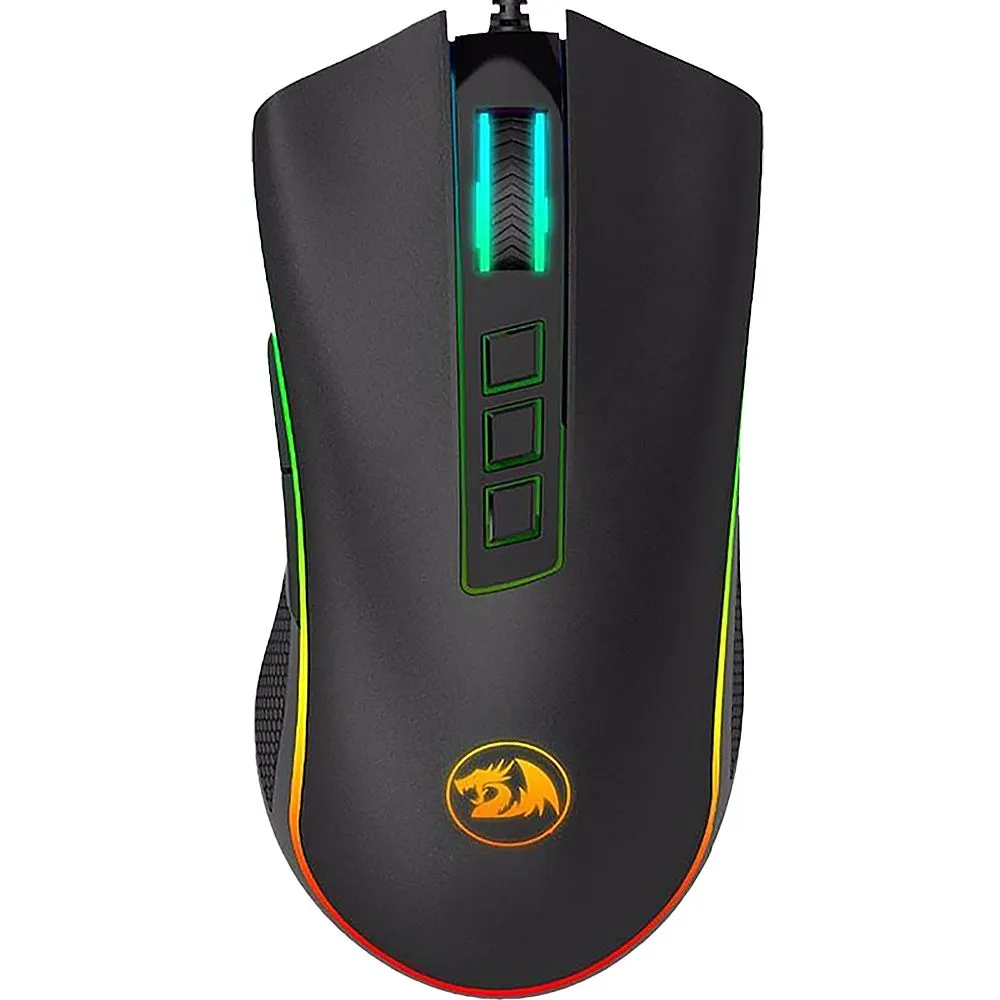 Mouse Redragon M711 Cobra 10000DPI RGB Preto