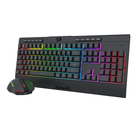 Teclados Redragon S151-Pro Wired Gaming Essentials Inglês Preto